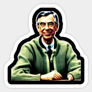 Mr. Rogers Neighborhood Sticker